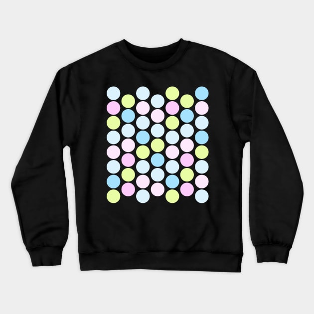 Polka Dots Crewneck Sweatshirt by ZenDreams